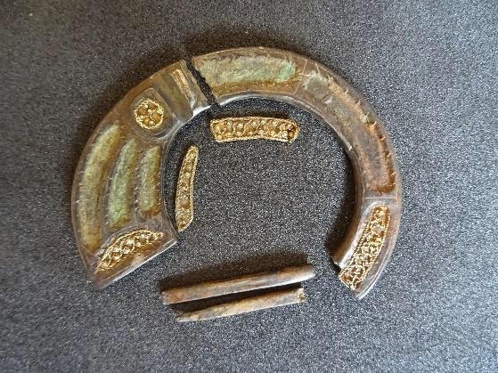 A medieval brooch discovered by a metal detectorist in a field near Birdingbury has been acquired by Rugby Art Gallery and Museum following a grant from the Arts Council England/V&A Purchase Grant Fund.
